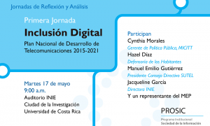 Primera Jornada inclusión digital 2016